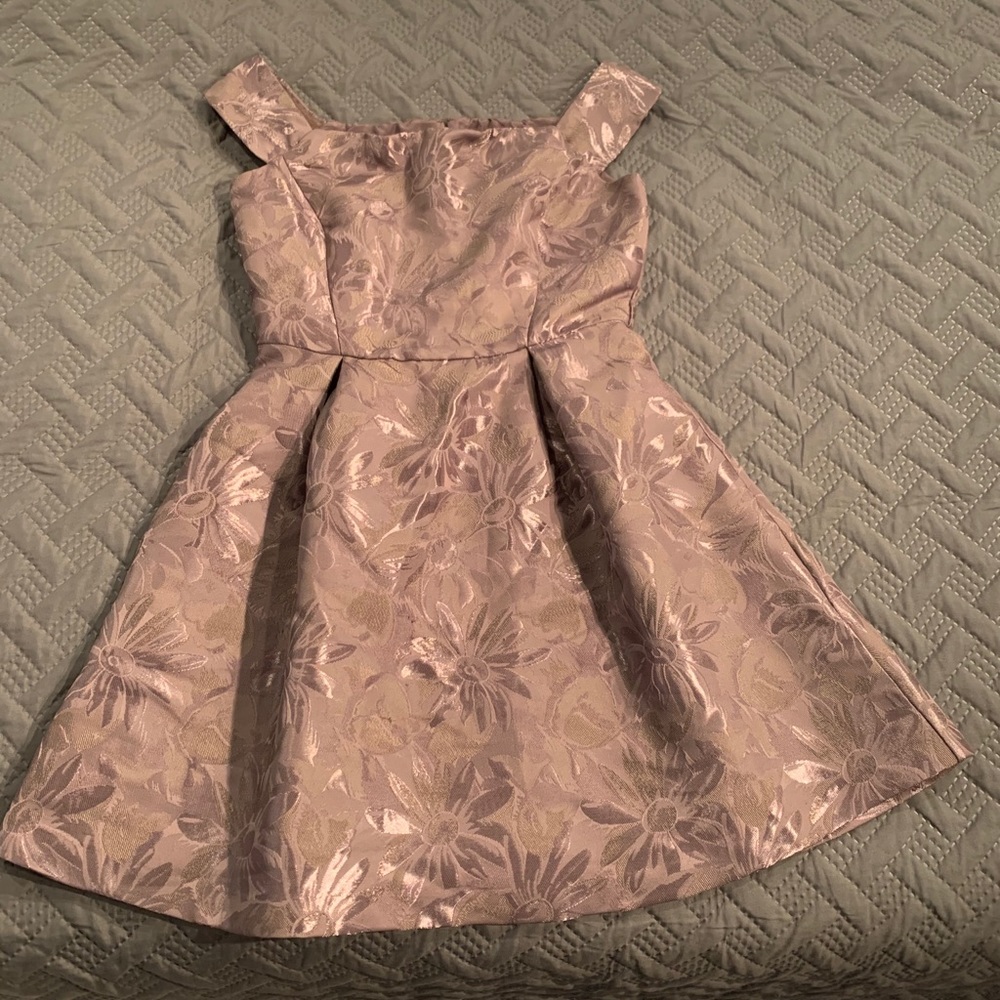 Forever 21 Gray Flower Dress